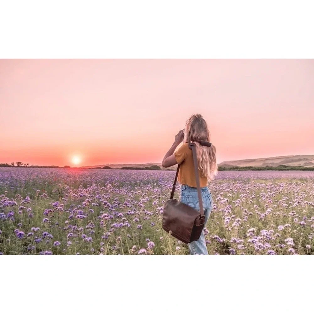 Cecilia Camera Bag Gallery Lambert 12L Messenger Photography Leather Chestnut